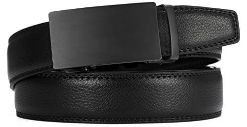 Miniatura de Cinturón de Piel CHAOREN para Hombre - Hebilla Automática (1 3/8") 5