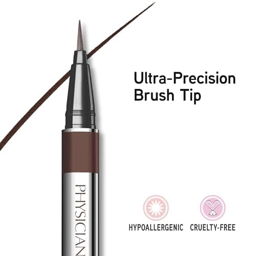 Physicians Formula Eye Booster: Delineador y Suero 2 en 1 para Pestañas, Hipoalergénico y Vegano – Café Oscuro