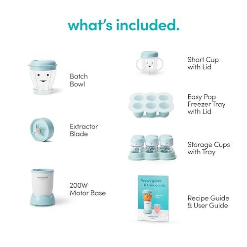 Miniatura de NutriBullet NBY-50100 Sistema Completo para Preparar Comida de Bebé, 32 oz 10