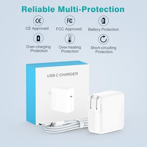Cargador USB-C 100W Supercompacto para MacBook Pro/Air con Cable