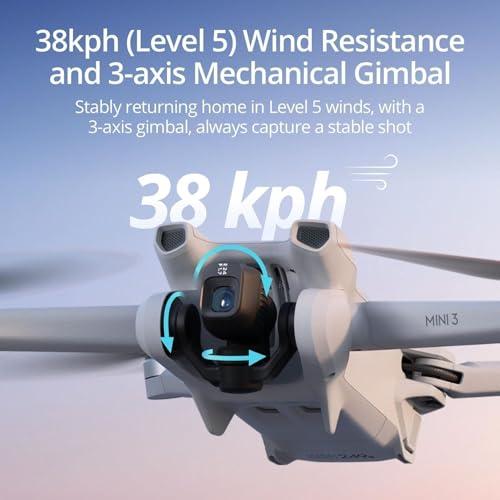 DJI Mini 3 Fly More Combo (DJI RC), Drones with Camera for Adults 4K, 3 Batteries for 114-min Flight Time, Vertical Shooting, 32800ft (10km) Video Transmission, Lightweight Mini Dr thumbnail 5