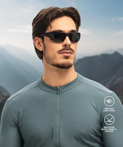 Lentes de Sol Polarizados KALIYADI para Hombre: Deportes y Protección UV400