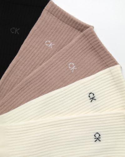 Calvin Klein Mens Crew Socks - 10 Pack Cushioned Athletic Performance Breathable Running and Sports Crew Socks for Men, Size 7-12, Ivory Assorted thumbnail 2