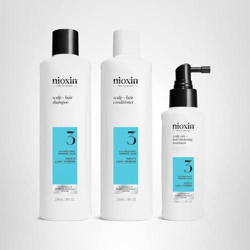 Nioxin Scalp + Hair Thickening System 3 | For Colored or Damaged Hair with Light Thinning | With Niacinamide and Biotin | Trial Size | 1 Month Supply thumbnail 12