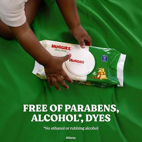 Huggies Toallitas Húmedas XL Sin Olor, 9 Paquetes con Tapa, 378 en Total