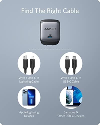 Anker Nano USB C Charger,65W GaN II PPS Fast Compact Foldable Charger for MacBook Pro, Galaxy, Dell, iPhone 17/16, iPad Pro, and More thumbnail 7