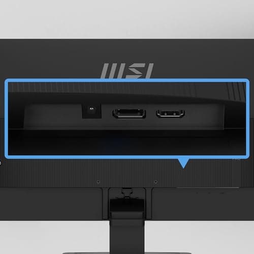 msi PRO MP241 E14V 24-inch IPS 1920 x 1080 (FHD) Office Monitor, 144Hz, Free-Sync, HDMI, DisplayPort, VESA Mountable, Tilt, Speaker, 4-Side Slim Bezel 1ms, Black thumbnail 8