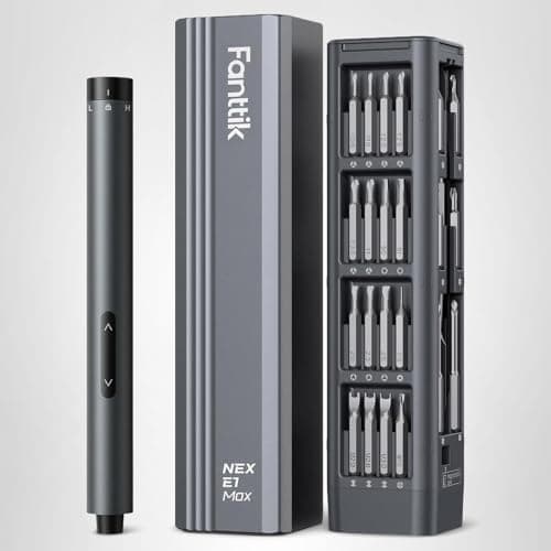 Fanttik E1 Max Electric Screwdriver, Mini Precision Screwdriver Set, 50 Magnetic Bits, Magnetic Storage, 5/32‘’Hex, Repair Tool Kit for Electronics Phone Camera Laptop Watch for Da thumbnail 9