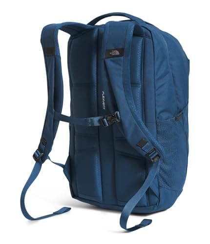 The North Face Vault Everyday Laptop Backpack - Commuter Travel Bag, Water-Repellent Finish, Spacious Compartment, Shady Blue/TNF White-NPF, One Size thumbnail 4