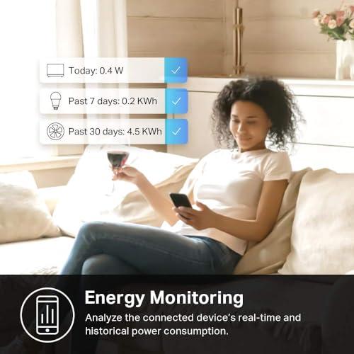 Enchufe Inteligente Kasa Mini KP115: Monitoreo de Energía y Control por Voz (Alexa/Google Home)