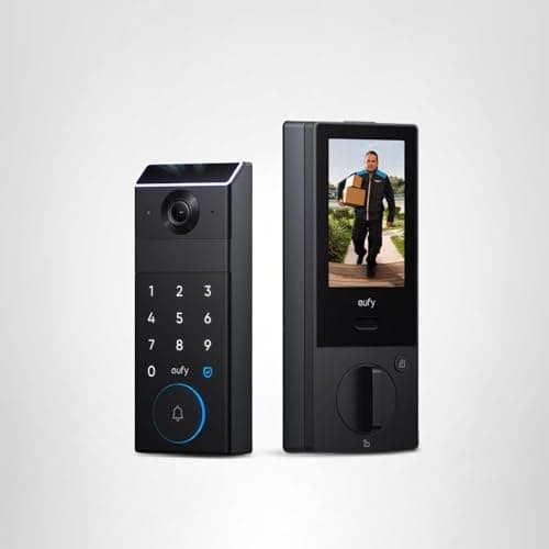 Cerradura Inteligente eufy FamiLock S3 Max: Reconocimiento de Palma y Cámara 2K HDR
