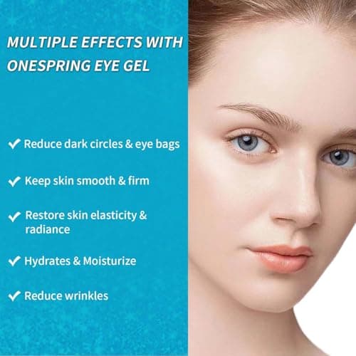 Onespring Eye Masks, Under Eye Patches for Puffiness, Retinol Collagen Eye Gel Pads, Reduce Wrinkles, Eye Bags & Dark circles - Face Mask Skincare, Anti Aging & Moisturizer, 24 Pai thumbnail 4