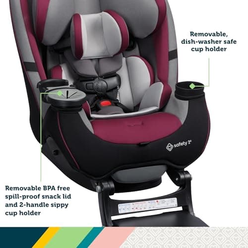 Safety 1st Grow and Go Extend ‘n Ride LX All-in-One Convertible Car Seat, Black Pepper thumbnail 8