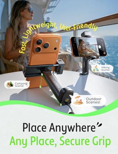 LISEN Airplane Travel Essentials, Cruise Ship Essentials 2026 for Women Men Phone Holder Mount (LED) Airplane Gadgets for Men Women Long Flight Travel Accessories Photographic Ligh thumbnail 7