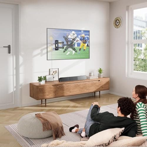 Pipishell Full Motion TV Wall Mount for Echo Show 21/15 and 13-43 Inch Flat Curved Screen TVs & Monitors, Max VESA 200x200mm up to 44lbs, TV Mount Wall Bracket with Rotation Swivel thumbnail 6