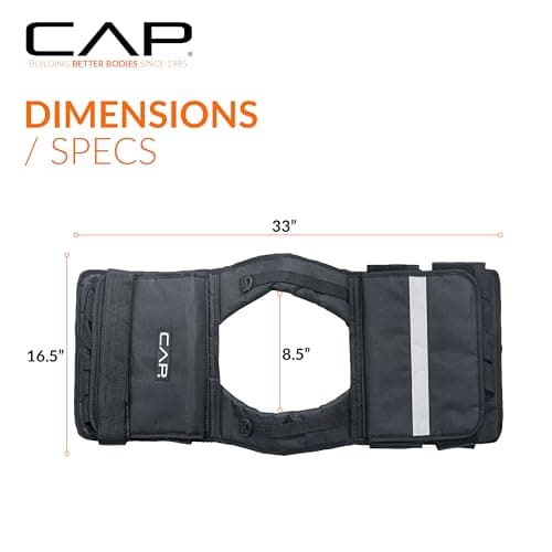 CAP 20 LB Adjustable Weighted Vest – Full Body Workouts, Cardio, Walking & Running, Weight Vest for Men and Women thumbnail 5