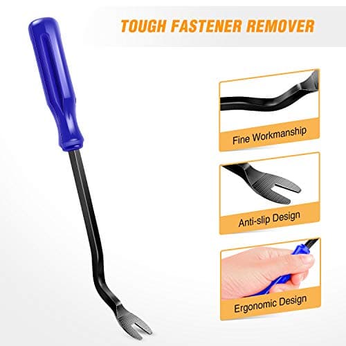 GOOACC 5PCS Auto Trim Removal Tool Kit No-Scratch Pry Tool Kit for Car Door Clip Panel & Audio Dashboard Dismantle -5PCS thumbnail 6