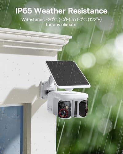Miniatura de Cámara de Seguridad Solar Inalámbrica Baseus X1 Pro con Doble Rastreo 3K AI, Visión Nocturna a Color y Almacenamiento Local 8