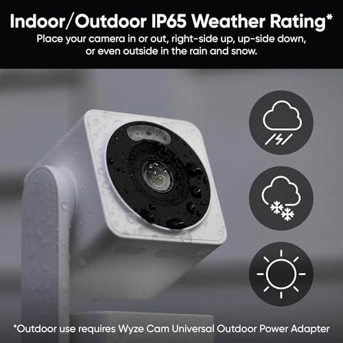 WYZE Cam Pan v4, 4K Smart Security Camera, AI Indoor/Outdoor Cameras for Home Security, Baby & Pet, Color Night Vision, 360° Pan/Tilt/8 x Digital Zoom, 2.4G & 5G, Works with Alexa  thumbnail 10