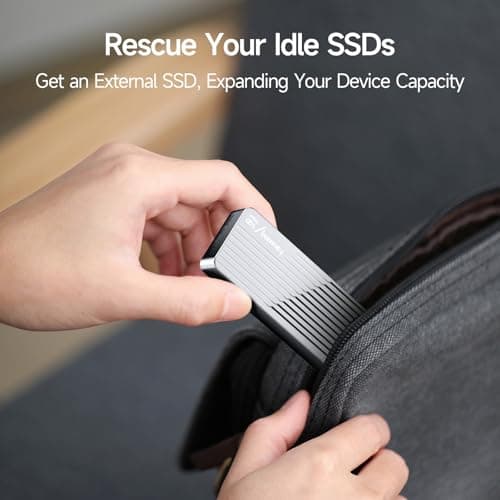 Gabinete SSD M.2 NVMe/SATA fanxiang con Ventilador, USB 3.2 Gen 2 (10Gbps)
