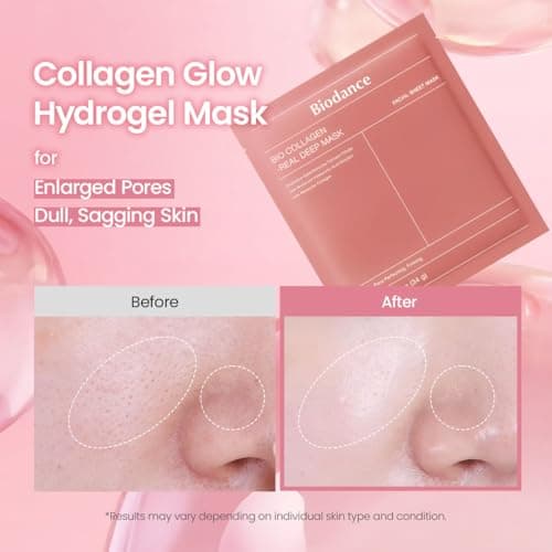 Mascarilla Facial BIODANCE Bio-Colágeno: Hidratación Nocturna, Piel Firme y Poros Minimizados (Skincare Coreano)