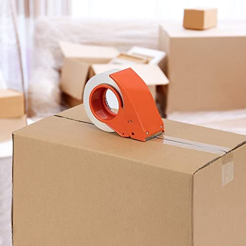 Amazon Basics Packing Tape, Strong & Durable for Moving, Storage, Shipping, Mailing and Sealing, Crystal Clear, 1.88" x 109 Yards, 6-Pack thumbnail 8