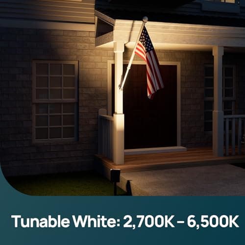 Linkind Smart Solar Spot Lights Outdoor SL5C, Solar Lights Outdoor Spotlight Cool/Warm White/Color Changing, APP/Voice Control IP67 Landscape Lighting for Yard, Garden, Pathway(2 P thumbnail 2