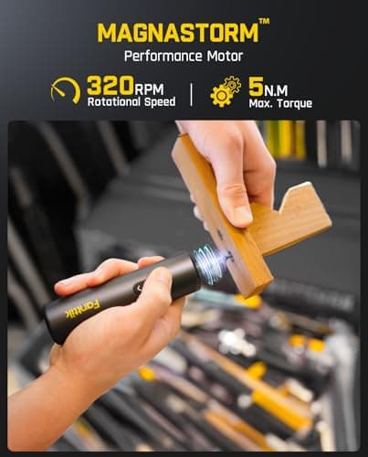 Miniatura de Desarmador Eléctrico Inalámbrico Fanttik S1 Capsule (Gris) 3