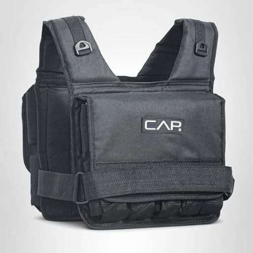 CAP 20 LB Adjustable Weighted Vest – Full Body Workouts, Cardio, Walking & Running, Weight Vest for Men and Women thumbnail 9