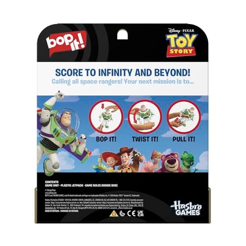 Hasbro Gaming Bop It! Edición Buzz Lightyear de Disney Pixar | Juego Oficial para Niños 8+