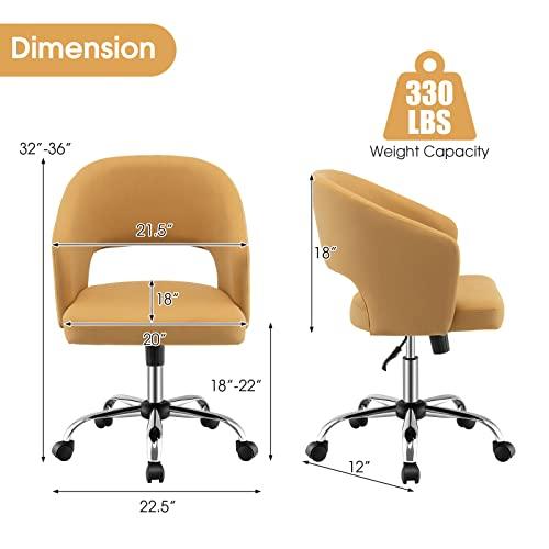 Silla de Oficina Giantex Moderna y Cómoda con Altura Ajustable
