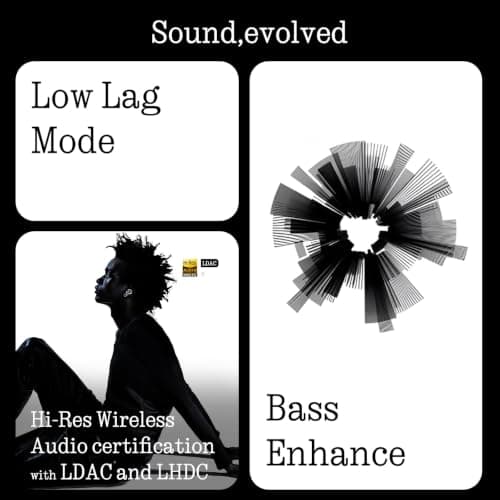 Nothing Ear Wireless Earbuds Bluetooth, 45dB Hybrid Smart ANC Earbuds, 11mm Deep Bass Boost, Hi-Res Audio with LDAC & LHDC 5.0, 6 Mics Call, 40.5H Playtime with Fast Charging Case, ChatGPT Supported thumbnail 3