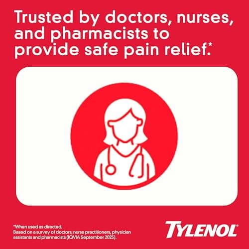 Tylenol 8 Hour Arthritis Pain Relief Extended-Release Tablets, 650 mg Acetaminophen, Joint Pain Reliever & Fever Reducer Medicine, Oral Pain Reliever for Arthritis & Joint Pain, 24 thumbnail 3