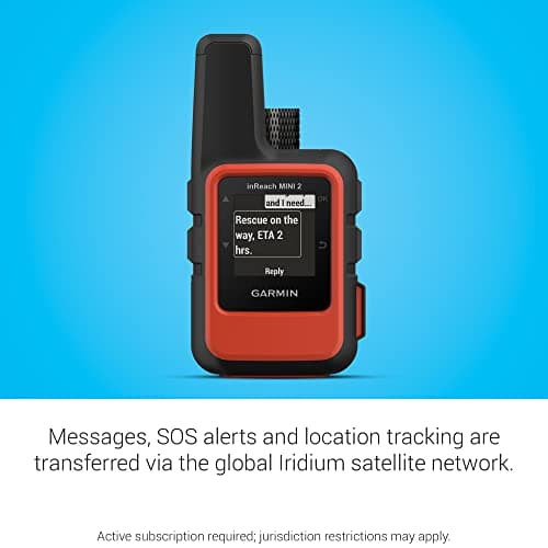 Garmin inReach Mini 2 Naranja: Comunicador Satelital Compacto para Aventura