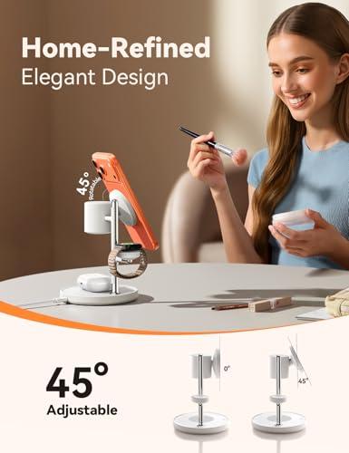 15W MagSafe for JOYROOM, Fast Qi2 Certified 4-in-1 MagSafe Charging Station for Apple, Wireless Charger for iPhone 17/16/15 Pro Max, Pixel 10/9, iWatch, AirPods 4/3/2/Pro(Cable& 30 thumbnail 7