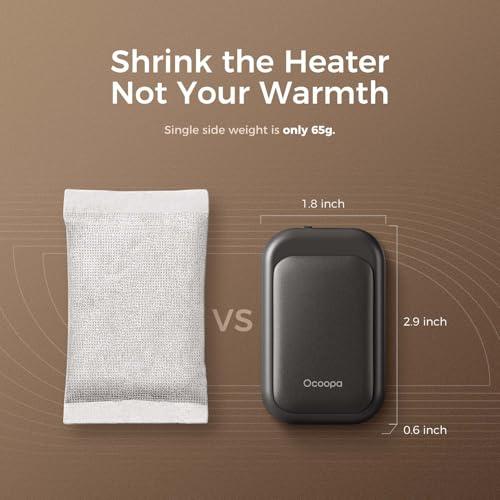 Miniatura de Calentadores de Manos Magnéticos Recargables OCOOPA (2-Pack) - 5000mAh, Estilo Tarjeta, Cert. UL 6