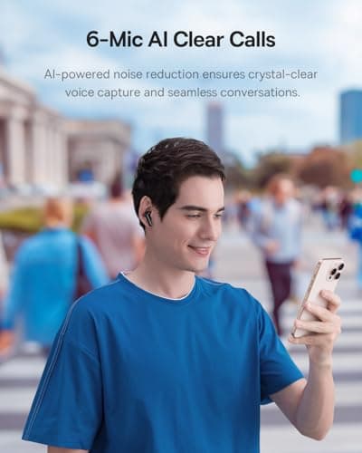 Two Items: Baseus Bass BP1 Pro ANC Wireless Earbuds + 6' 100W USB-C Cable thumbnail 5