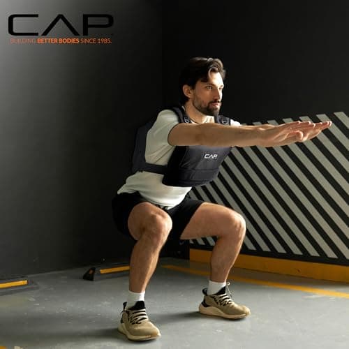 CAP 20 LB Adjustable Weighted Vest – Full Body Workouts, Cardio, Walking & Running, Weight Vest for Men and Women thumbnail 6