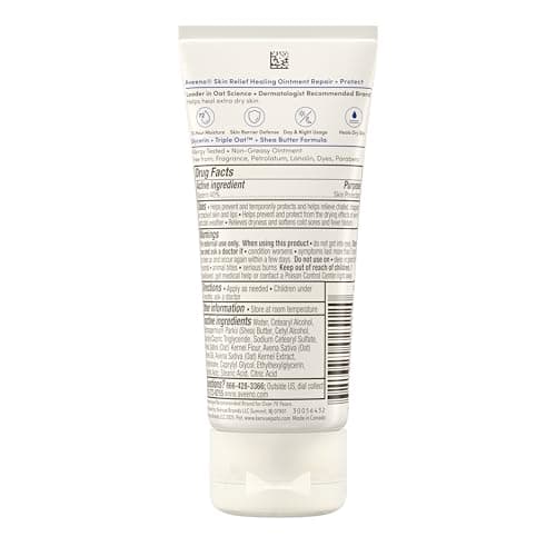 Ungüento Curativo Aveeno Skin Relief: Piel Extra Seca y Agrietada, Avena Triple y Karité, Tamaño Viaje