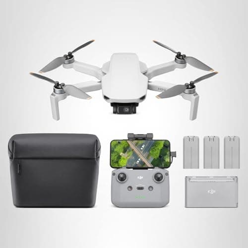 DJI Mini 4K Fly More Combo, Drone with 4K UHD Camera for Adults, Under 249 g, 3-Axis Gimbal Stabilization, 10km Video Transmission, Auto Return, 3 Batteries for 93-Min Max Flight T thumbnail 9
