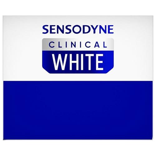 Sensodyne Clinical White Toothpaste Clinically Proven Whitening for Sensitive Teeth, Stain Protector, 3.4 oz thumbnail 12