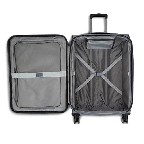Samsonite Ascella 3.0 Softside Expandable Luggage with Spinner Wheels, 3-Piece Set (20/25/28), State/Black