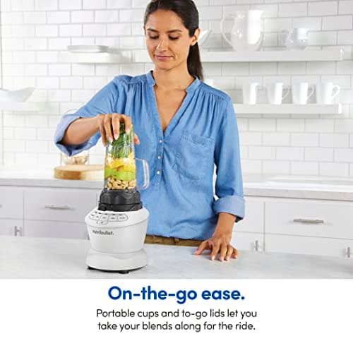 Licuadora nutribullet Combo 1200W – Blanco Mate