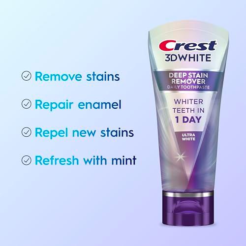 Crest 3DWhite Brilliance Deep Stain Remover Ultra White Toothpaste - 2.1oz thumbnail 2