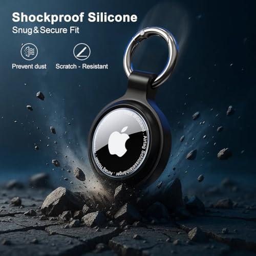 4 Fundas Llavero Impermeables y Antiperdida para Apple AirTag