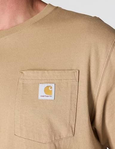 Carhartt Men's Iconic K87 Pocket T-Shirt, Desert, Large thumbnail 4