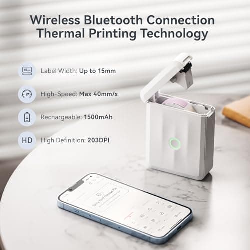 Mini Etiquetadora Térmica NIIMBOT D110 Mejorada con Bluetooth