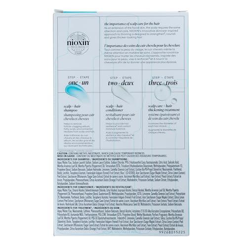 Nioxin Scalp + Hair Thickening System 3 | For Colored or Damaged Hair with Light Thinning | With Niacinamide and Biotin | Trial Size | 1 Month Supply thumbnail 11
