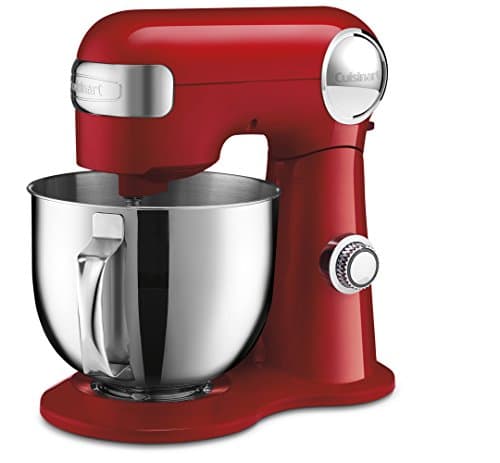 Batidora de Pedestal Cuisinart, 12 Velocidades, Tazón de 5.5 Cuartos, Rojo Rubí, SM-50R