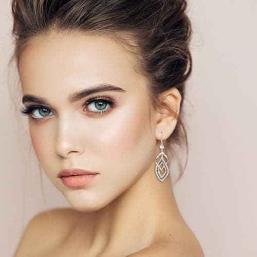 Miniatura de Aretes largos estilo bohemio con zirconias para mujer 2